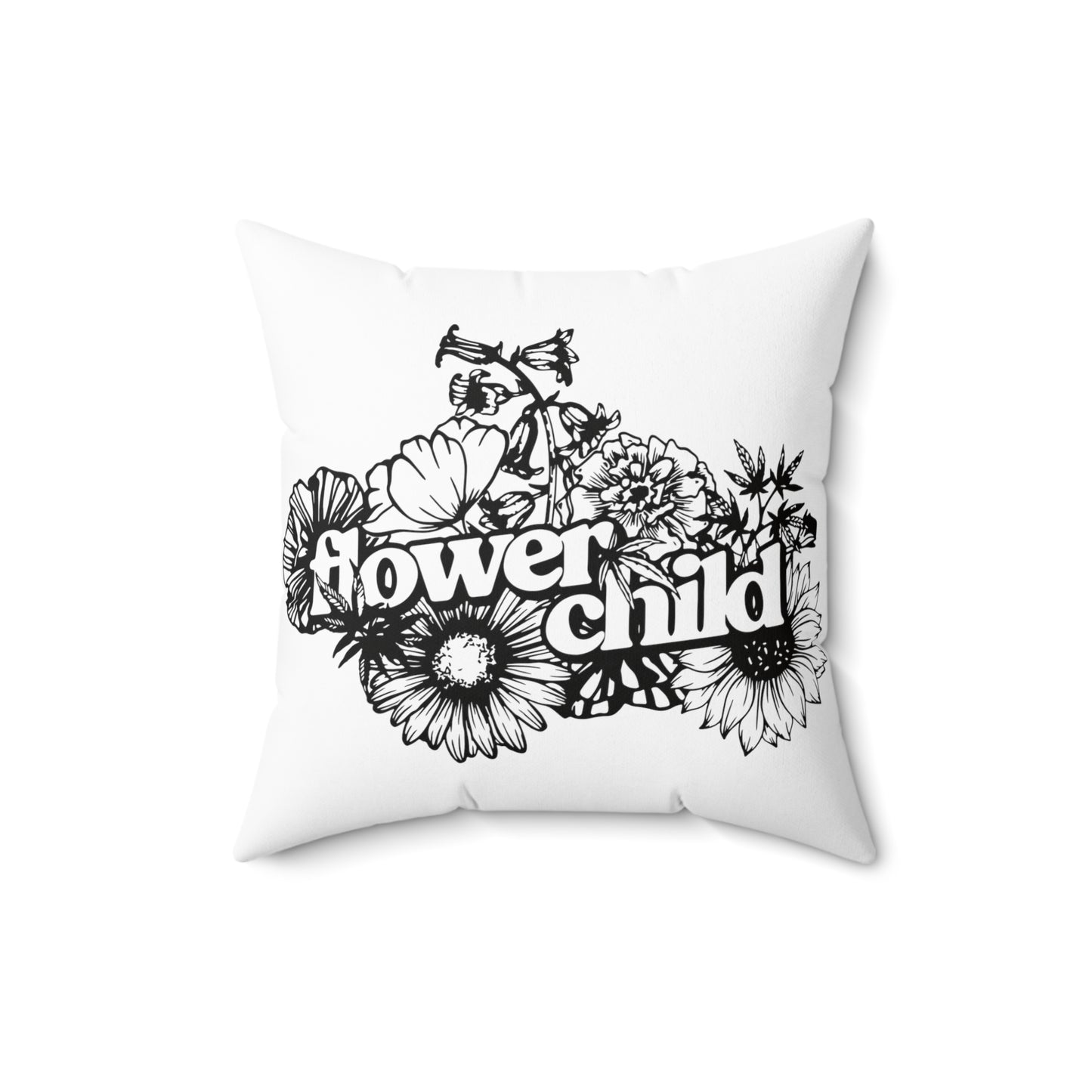 Dual Picture  Polyester Square Pillow