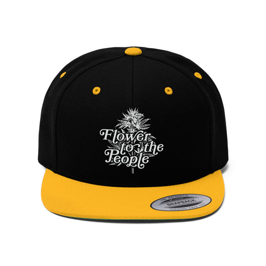 Flower to the People Flat Bill Hat