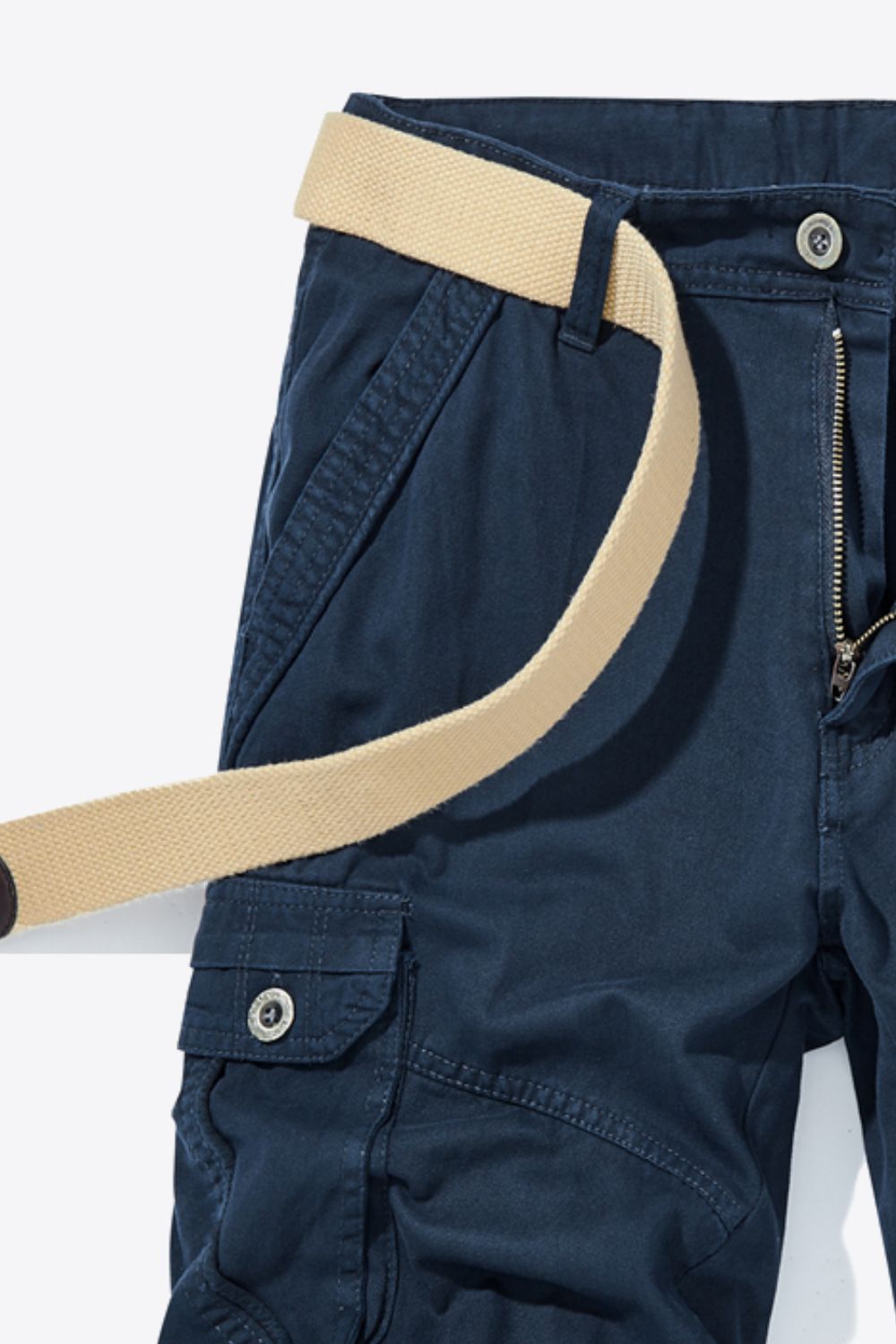 Belted Cargo Shorts