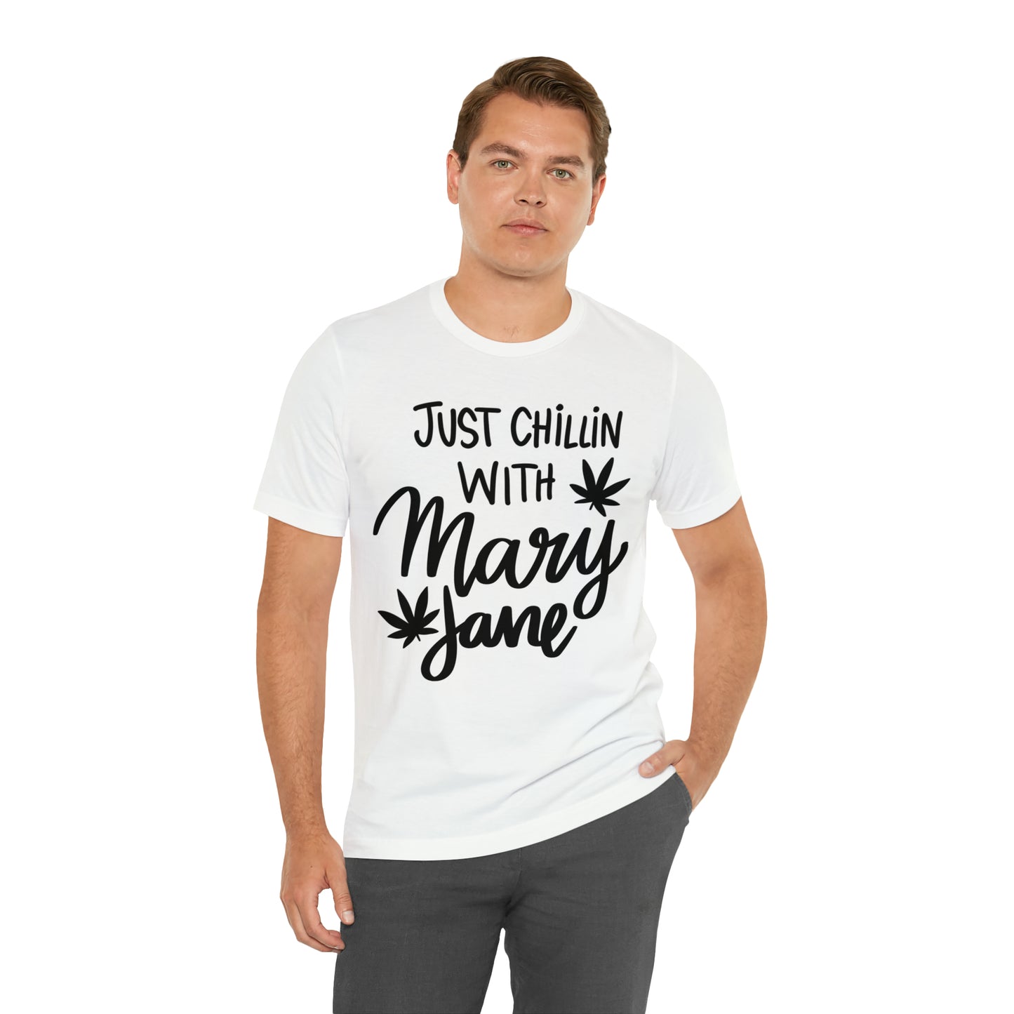 Just Chilin With Mary Jane Short Sleeve Tee