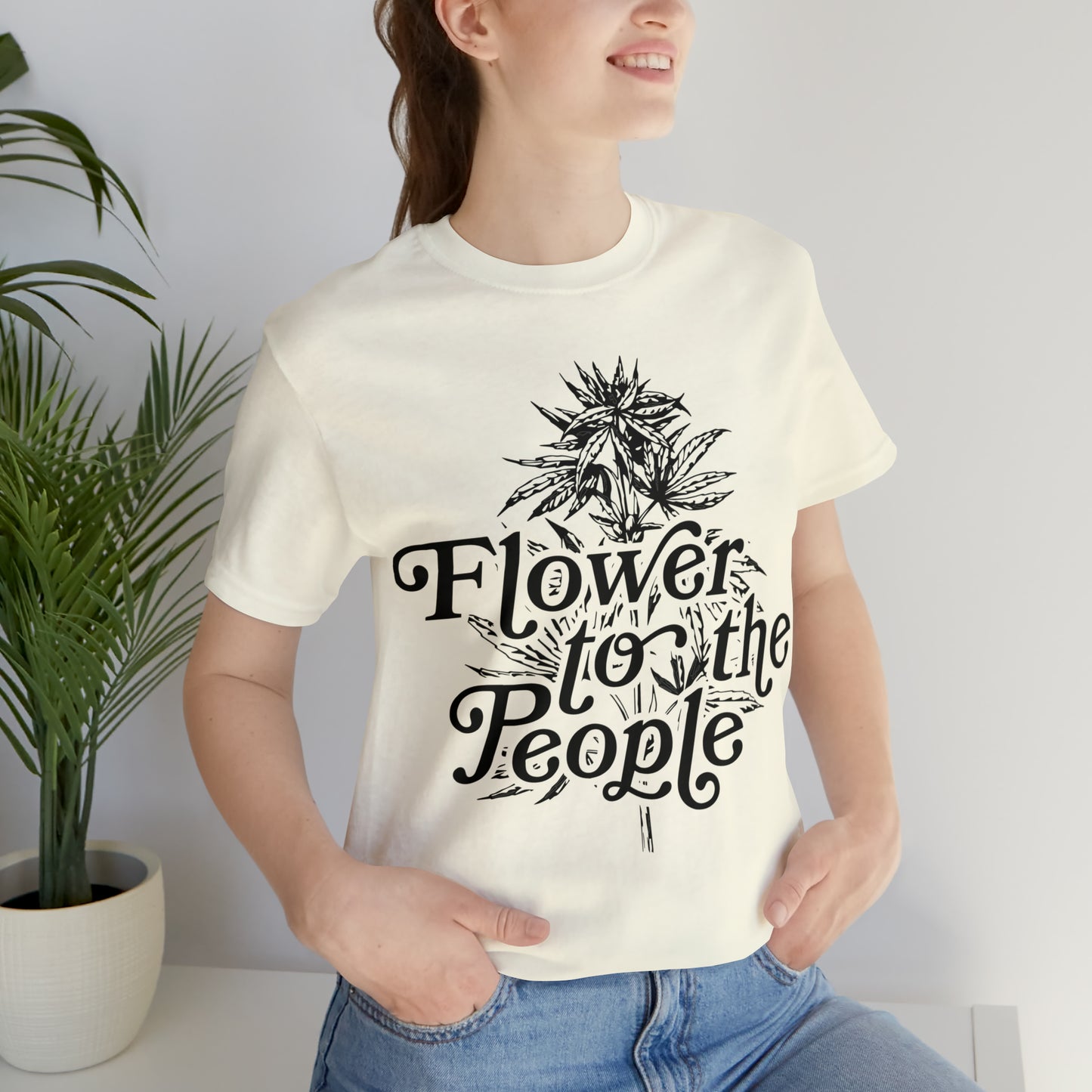 Camiseta de manga corta Flower To The People