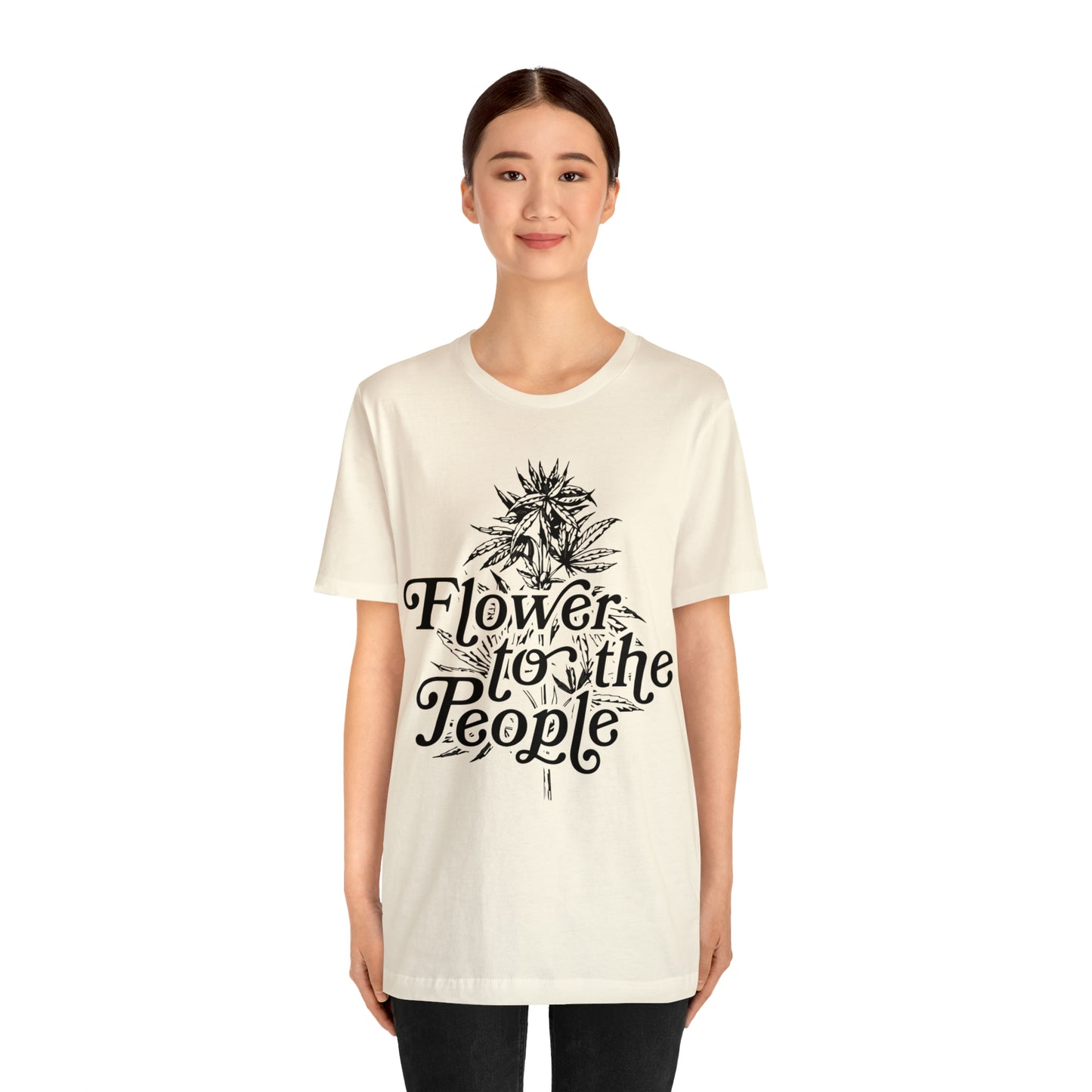 Camiseta de manga corta Flower To The People