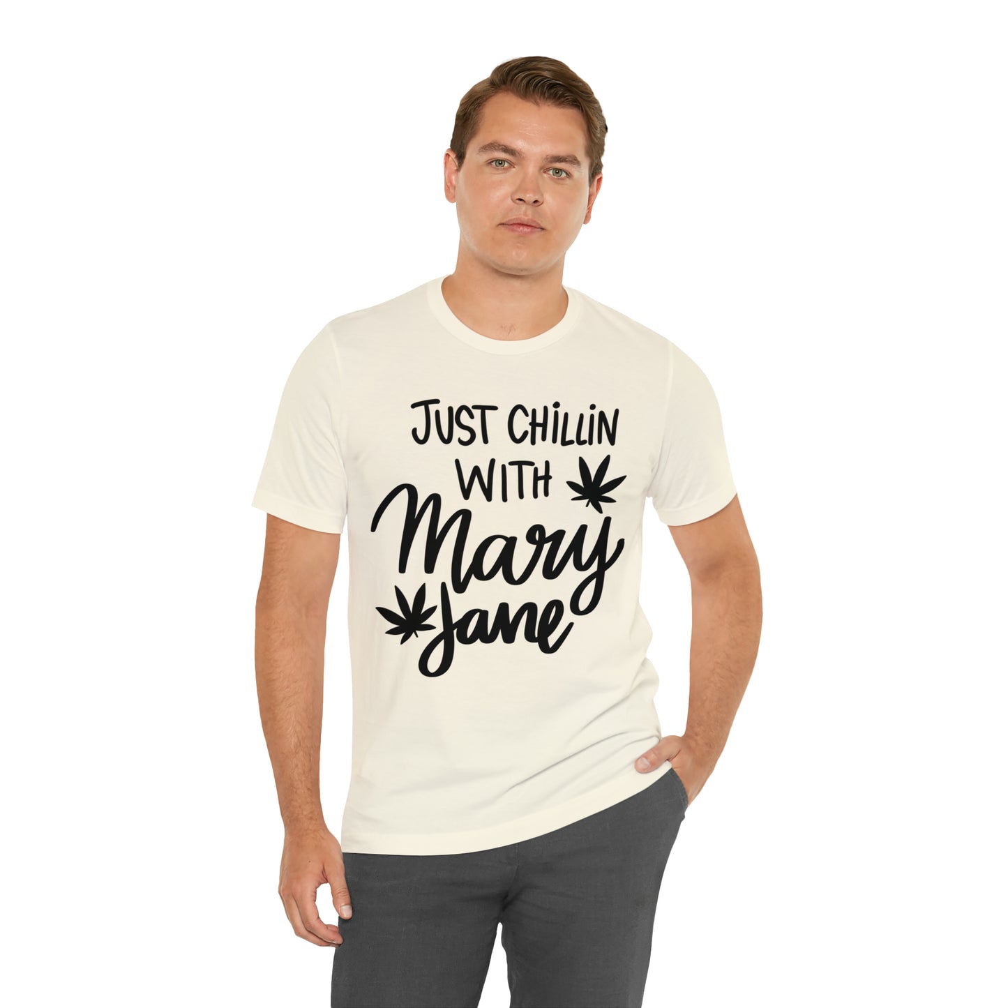 Just Chilin With Mary Jane Short Sleeve Tee