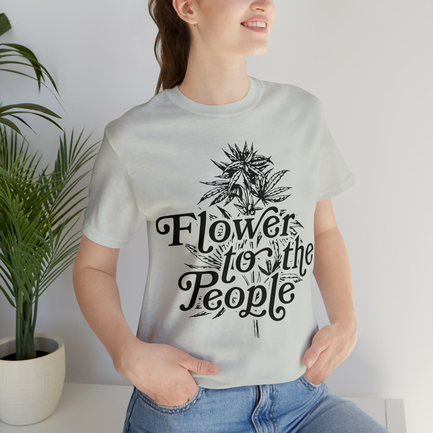 Camiseta de manga corta Flower To The People