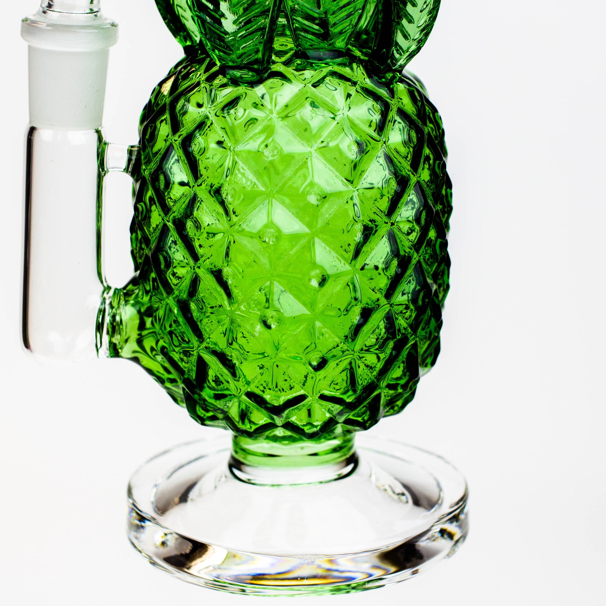 7.5" Pineapple glass water bong_10