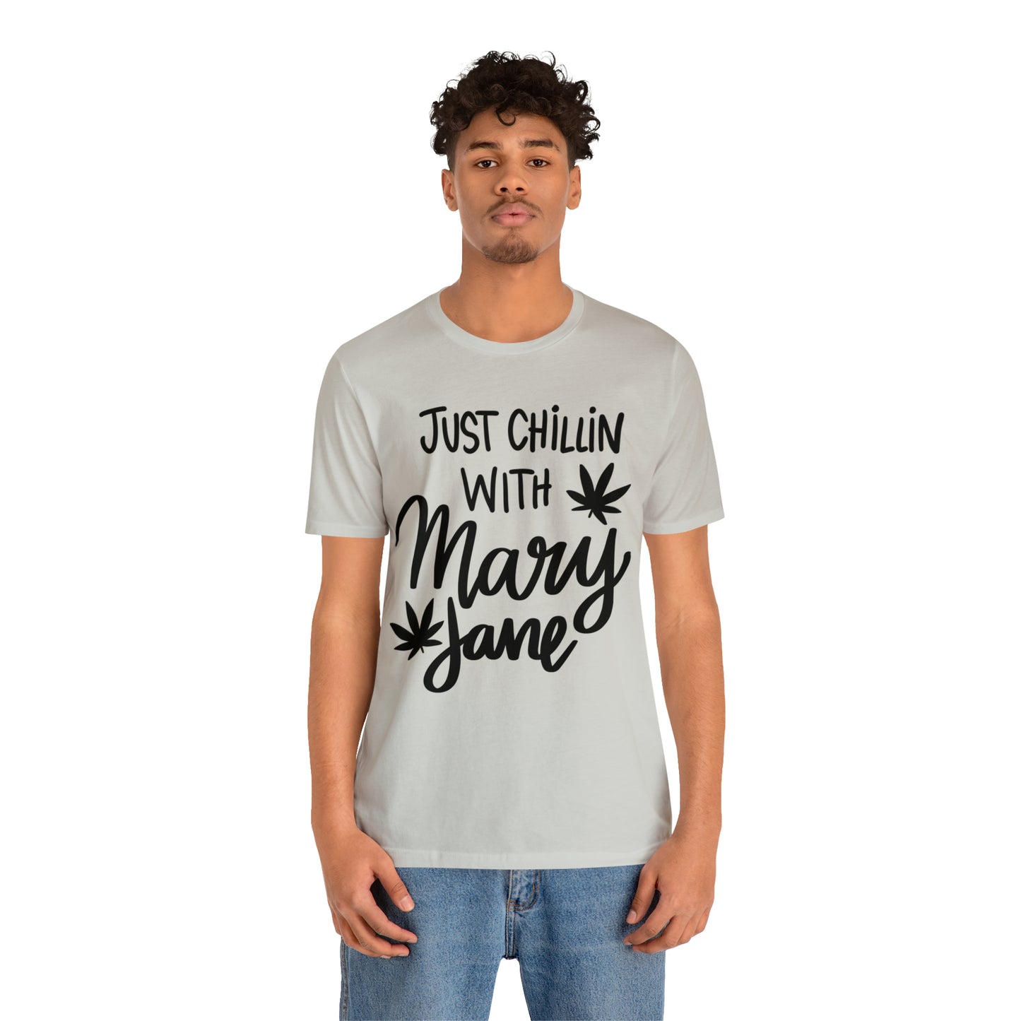 Just Chilin With Mary Jane Short Sleeve Tee