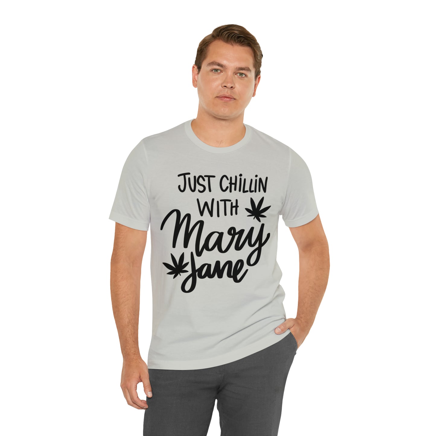 Just Chilin With Mary Jane Short Sleeve Tee