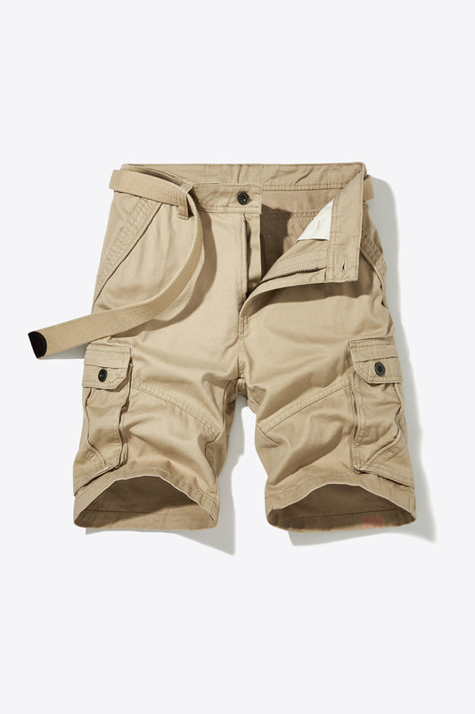 Belted Cargo Shorts