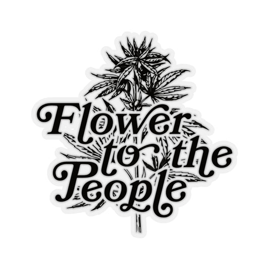 Flower To The People Kiss-Cut Stickers