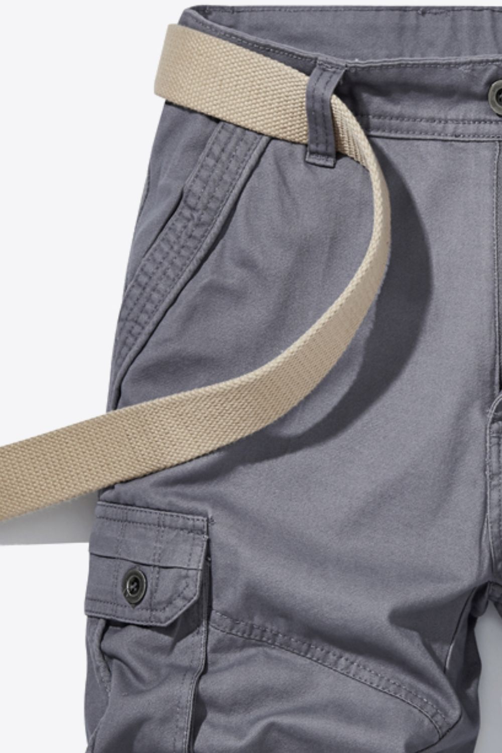 Belted Cargo Shorts