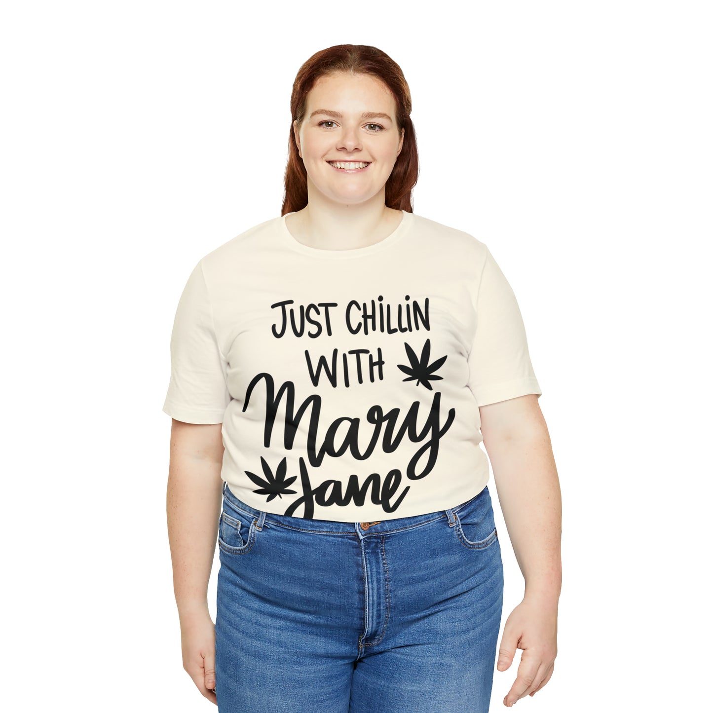 Just Chilin With Mary Jane Short Sleeve Tee