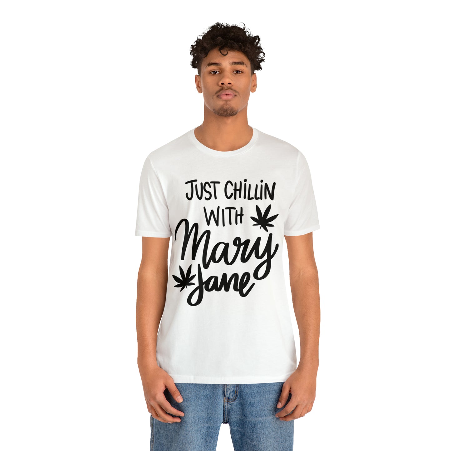 Just Chilin With Mary Jane Short Sleeve Tee