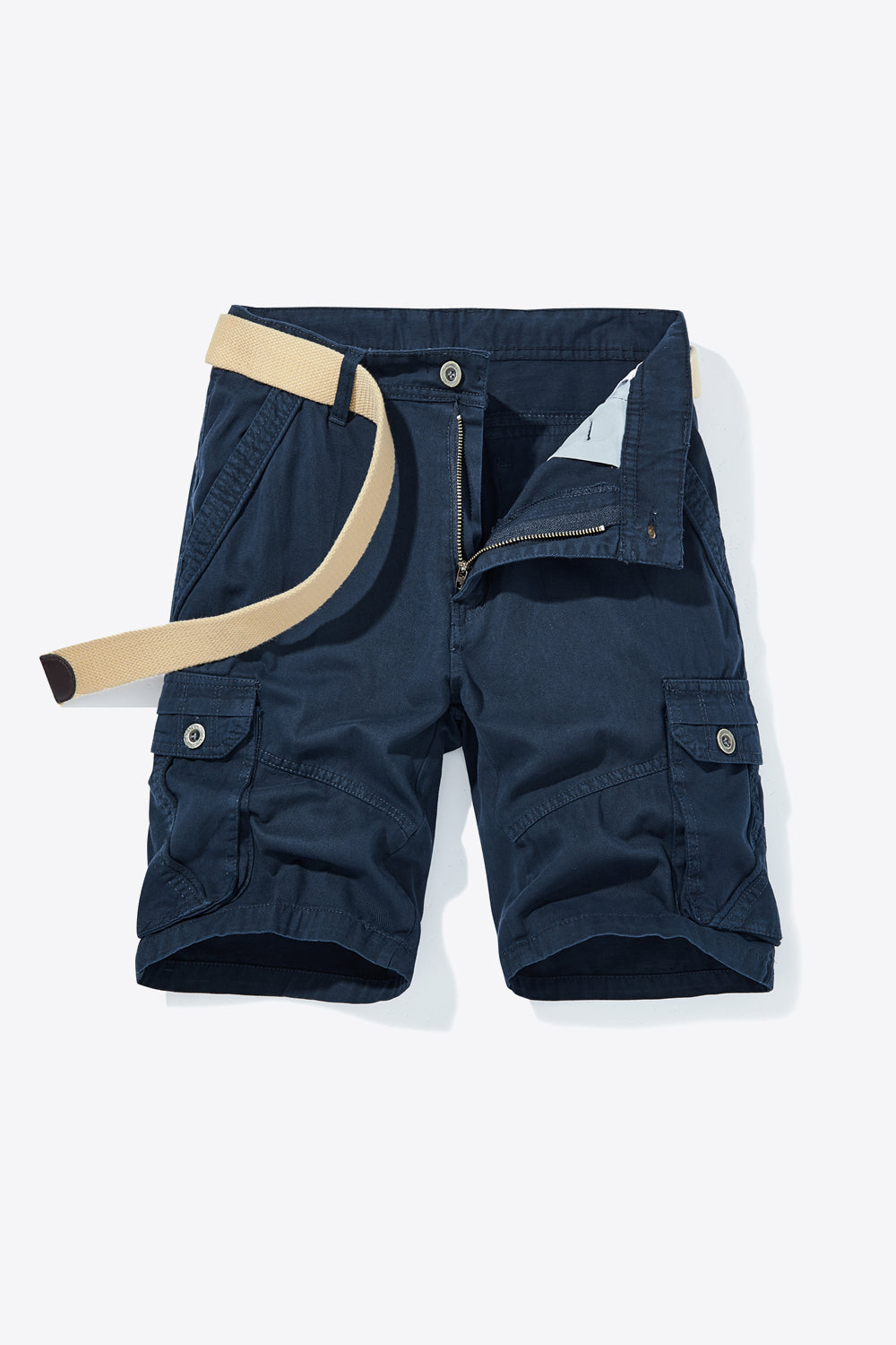 Belted Cargo Shorts