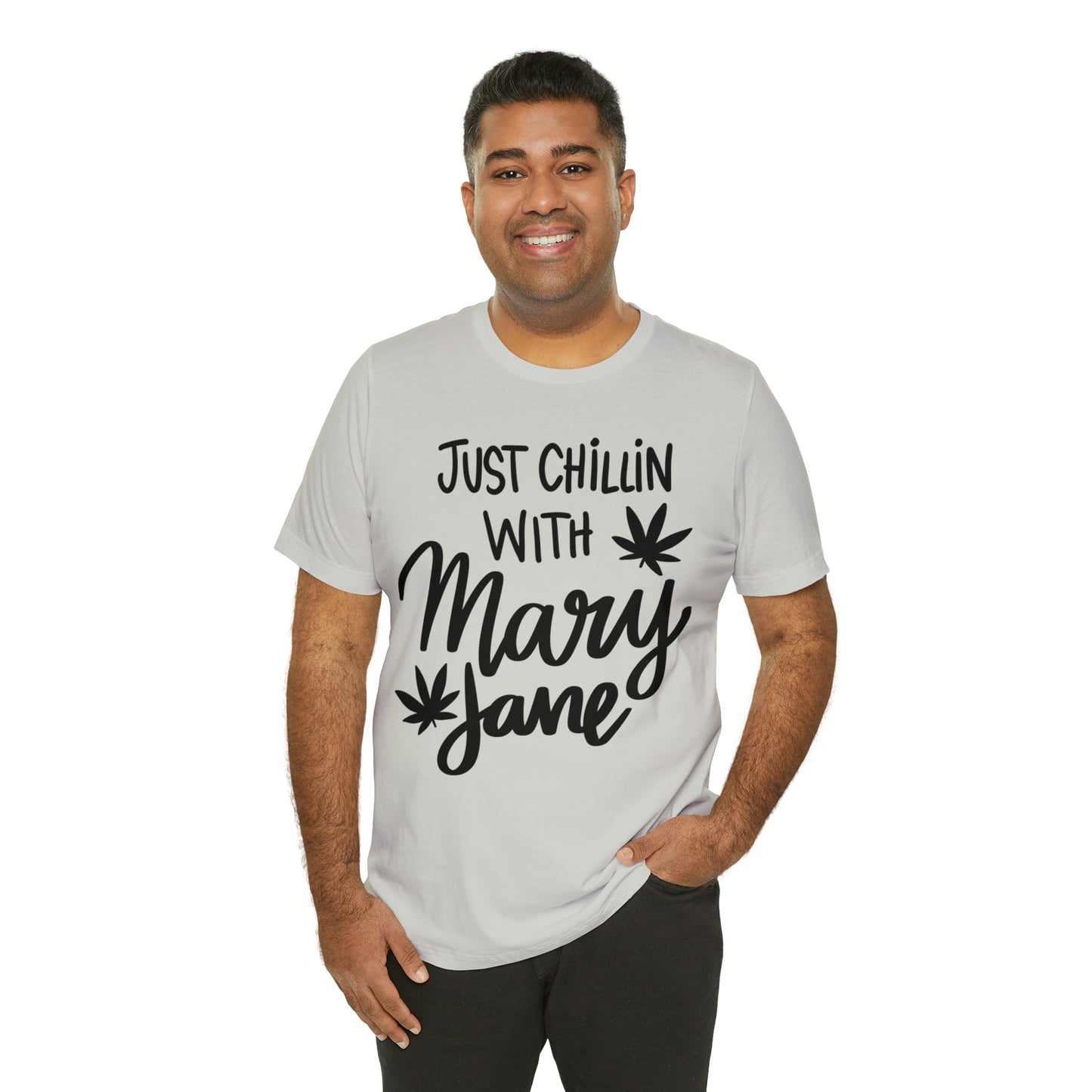 Just Chilin With Mary Jane Short Sleeve Tee