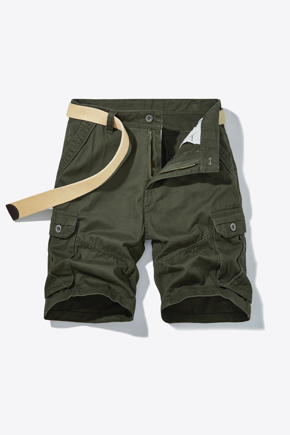 Belted Cargo Shorts