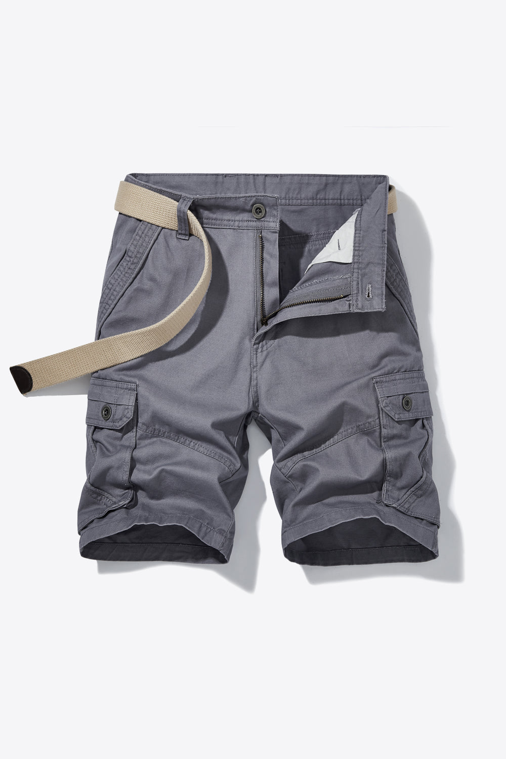 Belted Cargo Shorts