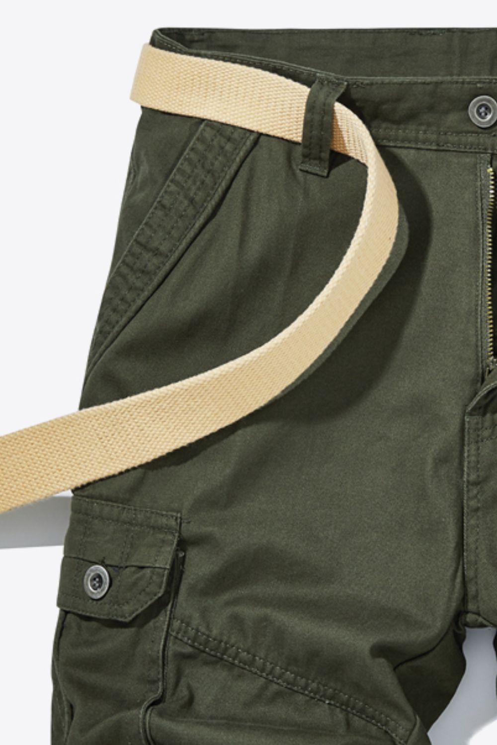 Belted Cargo Shorts