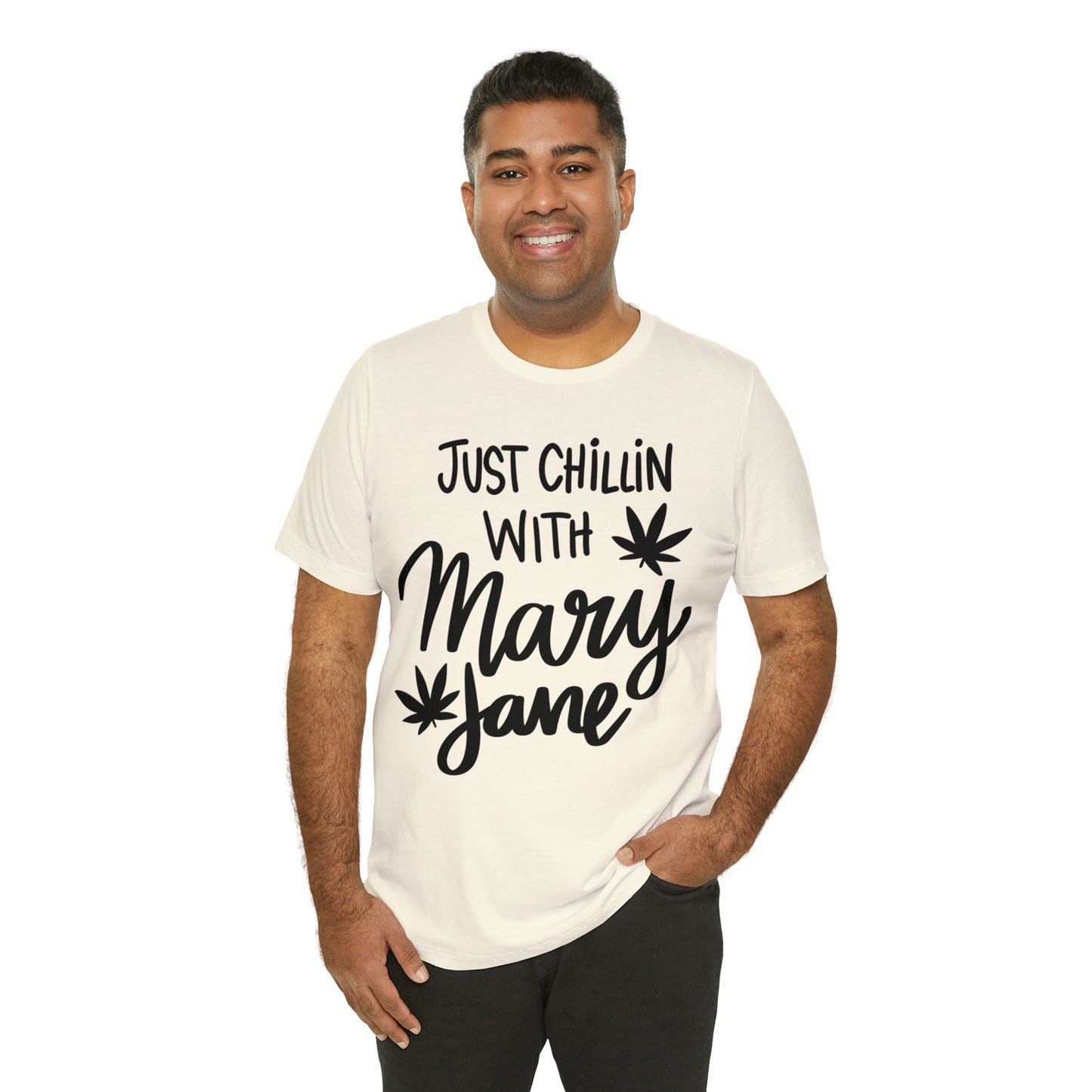 Just Chilin With Mary Jane Short Sleeve Tee